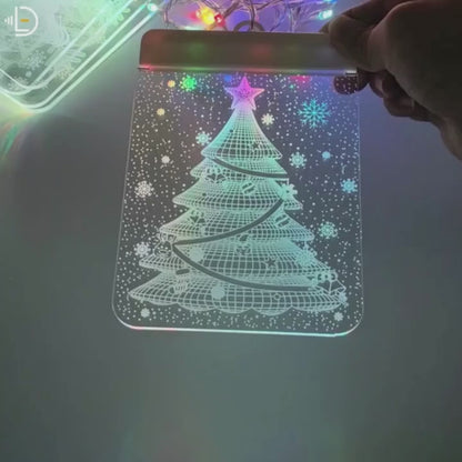 LUCES NAVIDEÑAS  CUADRADAS  -  Luces LED 3D